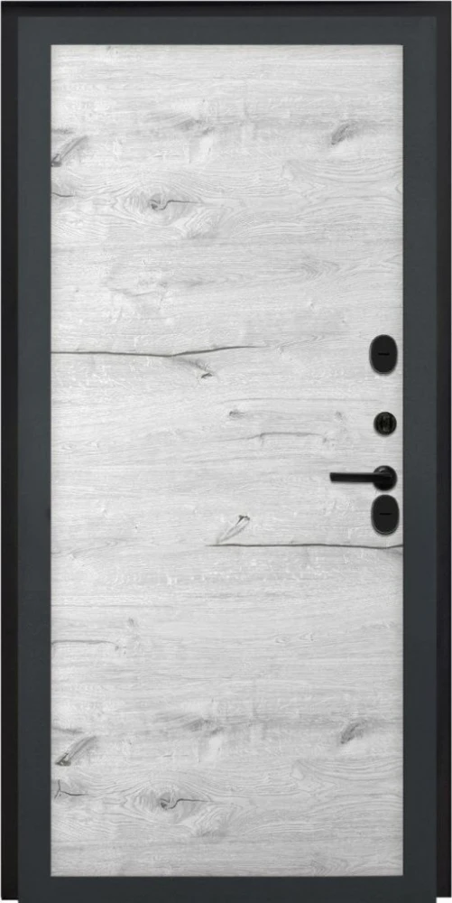 Входная дверь ДвериПРО Модель Л-46 Без фрезеровки Дуб арктик горизонт DPRO228192 внутренняя сторона